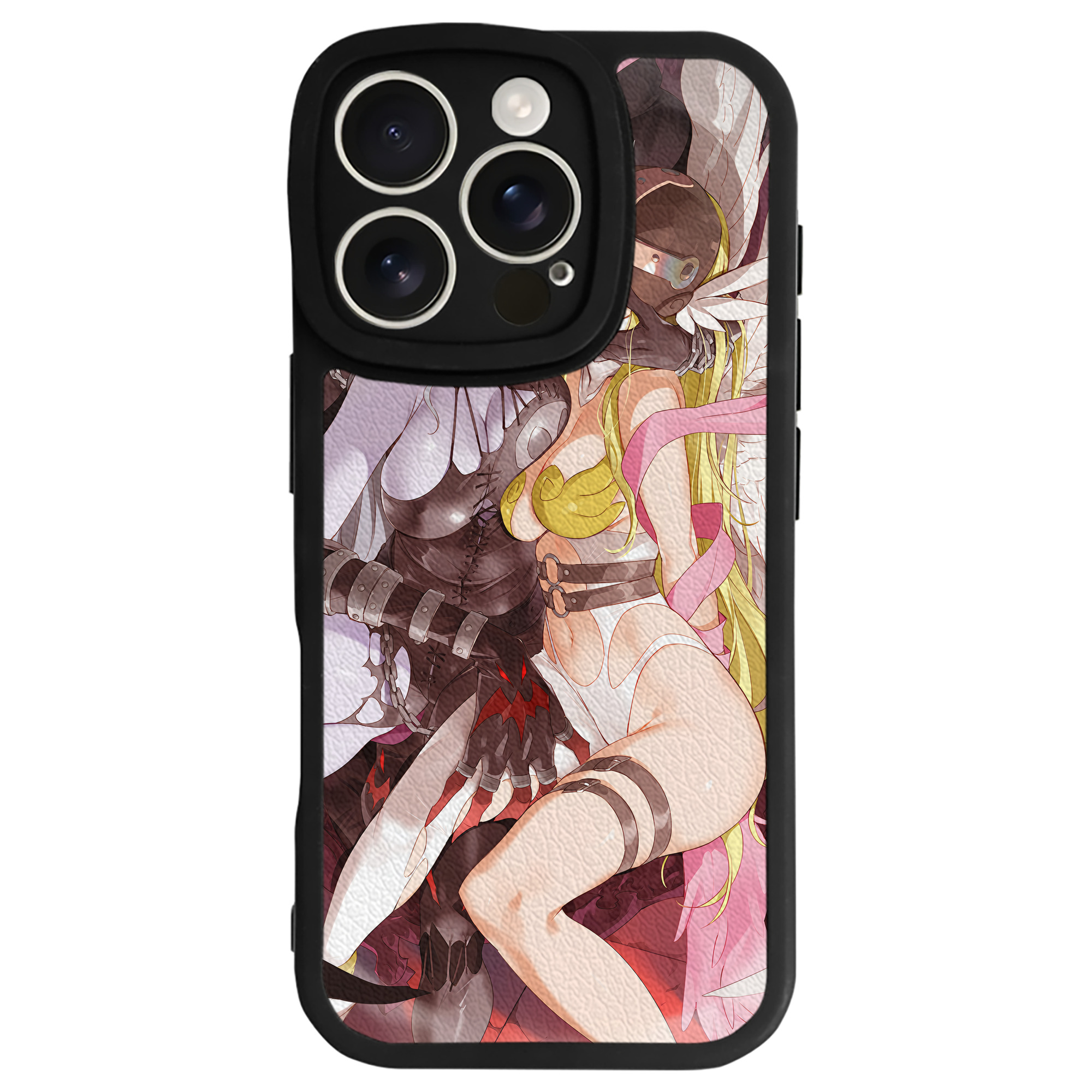 （画像用） Digimon デジタルモンスター/デジモン 【iPhone 16シリーズ対応】シリコンスマホケース（レザー調） 材質：シリコン
